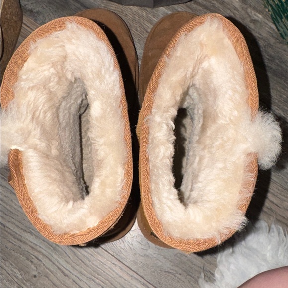 Koolaburra by UGG Suede Bow Tall Boots Victoria Chestnut SIZE US 9 - Picture 5 of 7